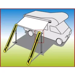 Sturmband Für Markisen Fiamma Tie Down S, Black -Camping Komfort 11580 2 abspannband fiamma tie down black s markise 3