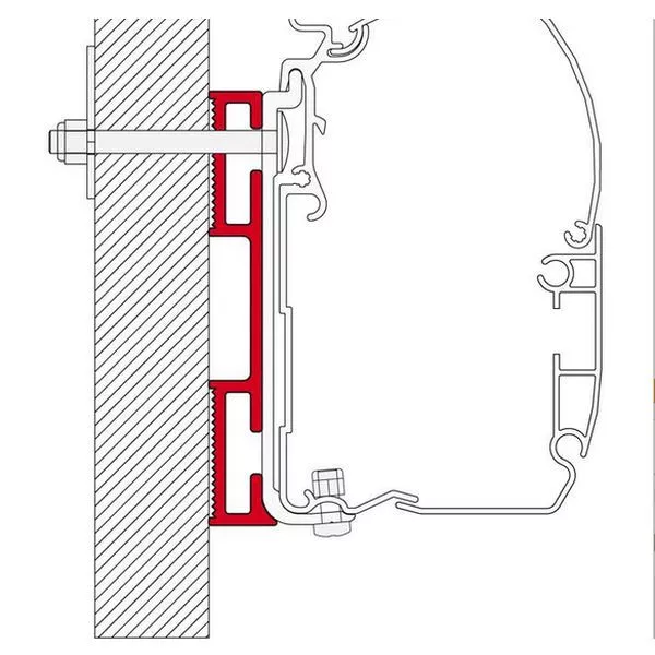 Fiamma D-Adapter, 12 Cm 2 Fiamma D-Adapter, 12 Cm – Bild 2