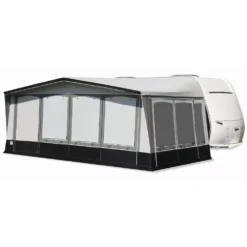 Wohnwagenvorzelt Brand Atrium 240 -Camping Komfort brand atrium 240 fensterklappen mit seitlichen reissverschluessen sichtschutz wetterschutz 1000 3 18389