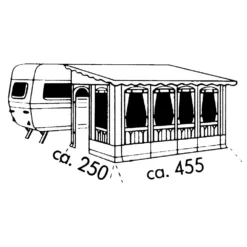 Vorzelt Brand Forum -Camping Komfort brand forum caravanvorzelt groesse 11 linkseinzug 1000 9 2003