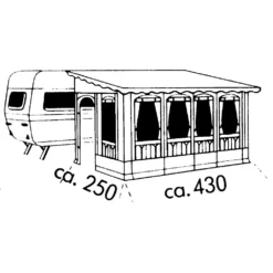 Vorzelt Brand Forum -Camping Komfort brand forum teileinzug vorzelt groesse 10 linkseinzug 1000 8 2003