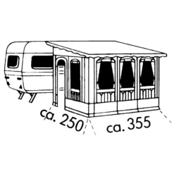 Vorzelt Brand Forum -Camping Komfort brand forum teileinzugszelt groesse 04 linkseinzug 1000 5 2003