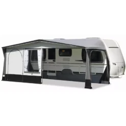 Wohnwagenvorzelt Brand Safir TL 240 -Camping Komfort brand safir tl 240 tuer ganz links eingezogen wingeschuetzte sitzecke wandelemente herausnehmbar 1000 2 18310