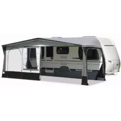 Wohnwagenvorzelt Brand Safir TL 280 -Camping Komfort brand safir tl 280 tuer ganz links eingezogen wingeschuetzte sitzecke wandelemente herausnehmbar 1000 2 18350