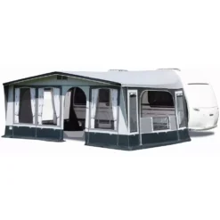 Vorzelt Brand Topas 350 -Camping Komfort brand topas 350 tuer mittig rechts easy zip seitenwand herunter geklappt 1000 2 19898