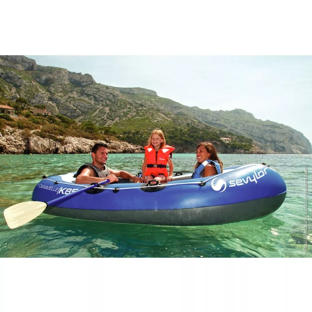 Camping Komfort -Camping Komfort caravelle kk85 kit sevylor freizeitboot k85 komplettset inklusive ruder paddel pvc riemenpaar luft pumpe schlauchboot luftboot aufblasbares boot 1000 1 22518