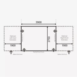 Aufblasbares Vorzelt Dometic Club Air Pro 390 S -Camping Komfort dometic club air pro 390 s grundflaeche masse wohnwagen wohnmobilvorzelt 1000 8 21823