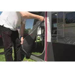 Aufblasbares Vorzelt DWT Bella Air HQ -Camping Komfort dwt airvorzelt wohnwagenvorzelt bella air hq eingangsgaze 1000 3 14520