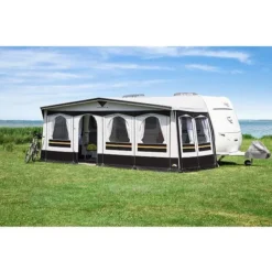 Vorzelt DWT Atelier Chalet Mit Rundumdach -Camping Komfort dwt atelier chalet chili vordach luxus wohnwagenvorzelt 5 3731