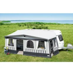 Vorzelt DWT Atelier Chalet Mit Vordach -Camping Komfort dwt atelier chalet delphin ganzjahresvorzelt 4 3732