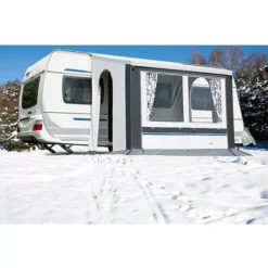 Wintervorzelt DWT Cortina II, Grau, Grösse 2 -Camping Komfort dwt teilvorzelt vorzelt cortina II cortina 2 grau wohnwagen vorzelt 5 4 18406