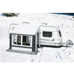 Wintervorzelt DWT Cortina II, Grau, Grösse 1 -Camping Komfort dwt teilvorzelt vorzelt cortina II cortina 2 grau wohnwagenvorzelt 3 2 18405