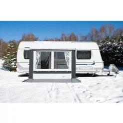 Wintervorzelt DWT Cortina II, Grau, Grösse 4 -Camping Komfort dwt teilvorzelt vorzelt cortina II cortina 2 grau wohnwagenvorzelt 6 5 18408