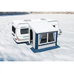 Wintervorzelt DWT Cortina II, Blau, Grösse 2 -Camping Komfort dwt teilvorzelt vorzelt cortina II cortina 2 wohnwagen vorzelt 5 4 18400