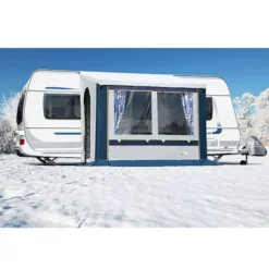 Wintervorzelt DWT Cortina II, Blau, Grösse 2 -Camping Komfort dwt teilvorzelt vorzelt cortina II cortina 2 wohnwagenvorzelt 3 2 18400