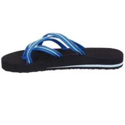 Damensandale, Flip-Flops Teva Olowahu W's, Lindi Blue -Camping Komfort flip flops teva olowahu ws damensandale zehenstegsandale zehentrennsandale lindi blue 2 17938