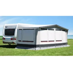 Wohnwagen-Vorzelt DWT Paradies III 240 -Camping Komfort saison und dauervorzelt dwt zelte paradies III geschlossene fensterklappen caravanvorzelt 1000 4 18313