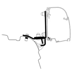 Thule 4200 Adapter T5/ T6 Mit Brandrup Top-Rail