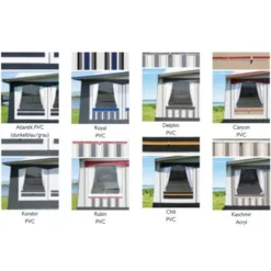 Vorzelt DWT Atelier Chalet Mit Rundumdach -Camping Komfort vorzelt dwt atelier chalet farben 2 3731