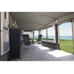 Wohnwagenvorzelt DWT Tango 240 -Camping Komfort vorzelt dwt tango 240 grosses wohnwagenvorzelt ganzzelt volleingezogen innenraum 1000 8 1801