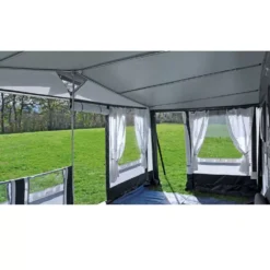 Dauervorzelt Hahn Zelte Finnland 240 -Camping Komfort vorzelt hahn finnland 240 abgeklappte seitenwaende wohnwagen vorzelt ganzzelt 1000 4 23929